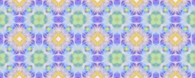 Aztek halıları. Pastel, Mavi ve Pembe Kusursuz Doku. Soyut Ikat Motifi. Kravat boyası süsünü tekrar et. Ikat Afrika baskısı. Kabile Aztek Halı Kalıbı.