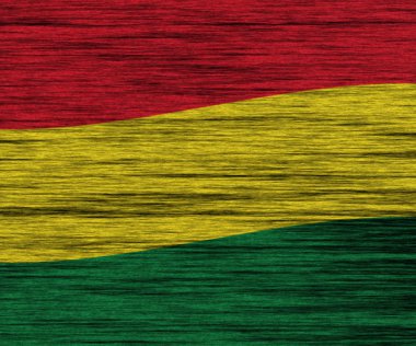 Bolivya bayrağı ahşap doku arka plan