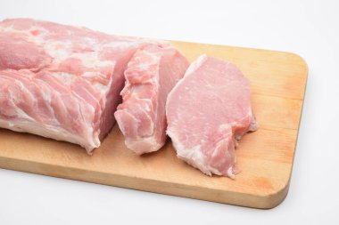 Tahtada domuz pirzolası