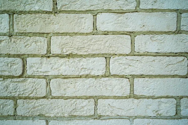Vintage White Brick Masonry Cafe — Stock Photo, Image