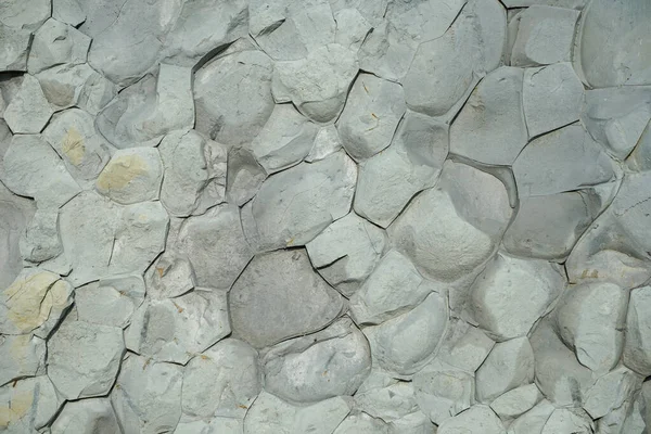 Fundo Textura Incomum Uma Parede Pedra Formada Como Resultado Colapso — Fotografia de Stock