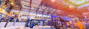 Fiberglas üretim endüstrisi ekipmanları üretim alanında
