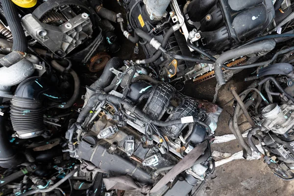 Análisis del motor del coche . — Foto de Stock