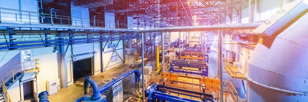 Glasvezel productie-industrie apparatuur bij de vervaardiging achtergrond — Stockfoto