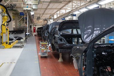 Ayrıntılar için araba vücut ekleyin. Robot araba Meclisi olmasını sağlamaktadır. Modern araç montaj fabrikası'nda