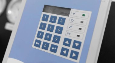 Modern sanayi ekipman fabrika üretim arka plan