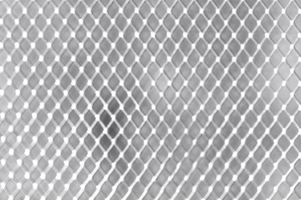 Square grid on white wall metal background close-up — Stock Photo, Image