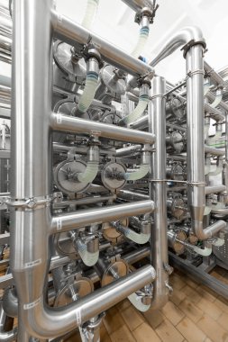 Metal boru titreşim. Arka plan olarak kullanılabilir