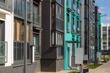 Daireye girişin açılı görünümü