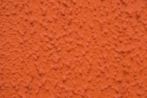 Betonwand Von Oranger Farbe Mit Wellungen — Stockfoto