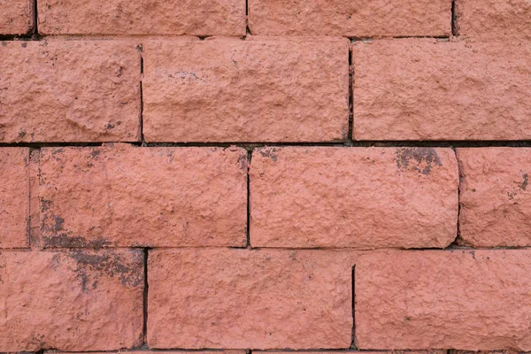 Pared Baldosas Decorativas Rojas Una Casa — Foto de Stock