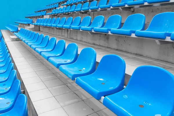 Low Angle View Empty Spectator Seats Sport Facility International Competitions — Stock Photo, Image