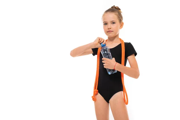 Sportive Petite Fille Gymnaste — Photo