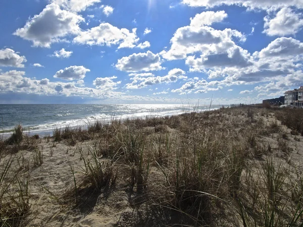 Bethany Beach Delaware États Unis Une Longue Bande Basse Beaux — Photo