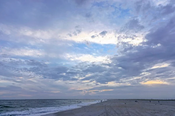 Jones Beach State Park New York Sunset Shore Jones Beach — 스톡 사진