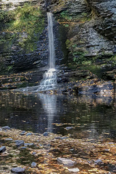 Dingmans Ferry Pennsylvania Deer Leap Falls Ist Einer Der Wasserfälle — Stockfoto