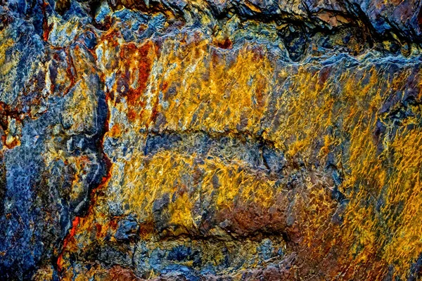 Pocono Mountains Pennsylvania Close Veins Weathered Rock Forming Abstract Designs — Stock Photo, Image