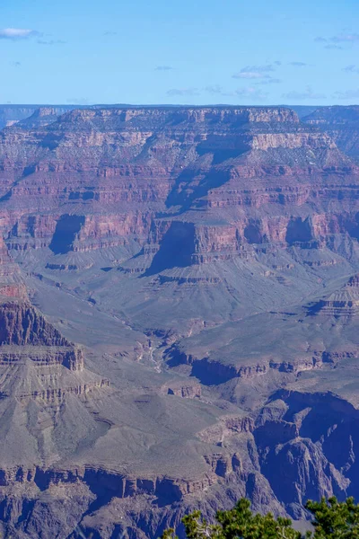 Grand Canyon National Park Arizona Uitzicht Grand Canyon Vanaf Het — Stockfoto