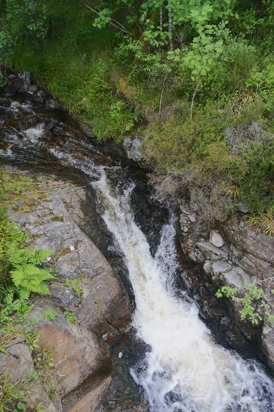 Vista Desde Alto Plodda Falls Una Popular Atracción Turística Ubicada — Foto de Stock