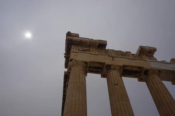 Athènes Grèce Détail Parthénon 447 438 Acropole Athènes Sous Ciel — Photo