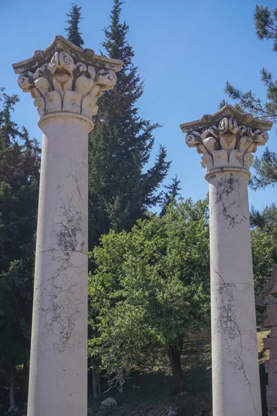 Kos Grèce Temple Corinthien Apollon Asclépiade Sur Île Égéenne Kos — Photo