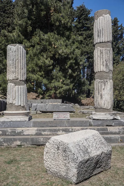 Kos Yunanistan Ege Adası Kos Taki Aesculapius Yonik Tapınağı Yüzyıl — Stok fotoğraf