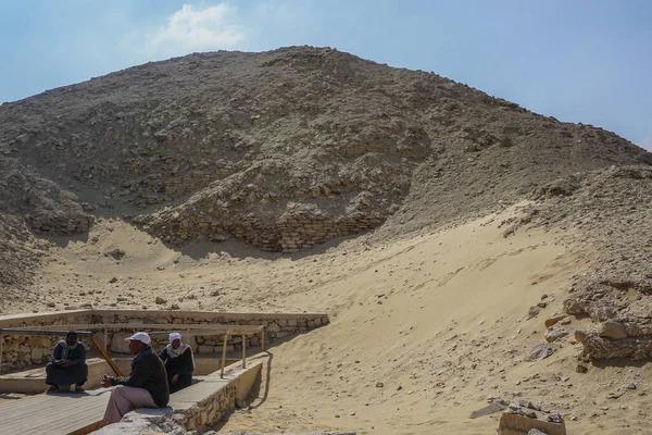 Saqqara Egito Pirâmide Rei Teti Primeiro Faraó Sexta Dinastia Egito — Fotografia de Stock