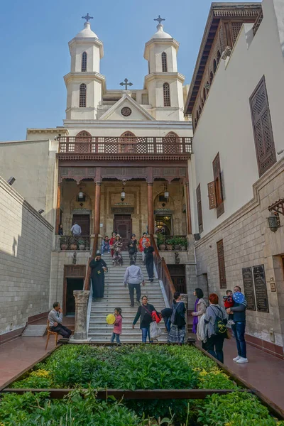 Cairo Egito Igreja Ortodoxa Copta Santa Virgem Maria Também Conhecida — Fotografia de Stock