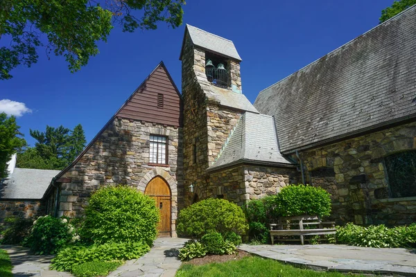 Pocantico Hills New York Usa Landmark Union Church Pocantico Hills Stock Photo