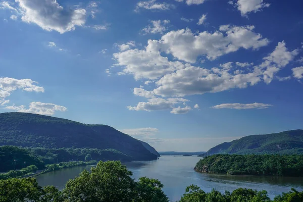 West Point New York View Hudson River Looking North Overlook Stock Picture