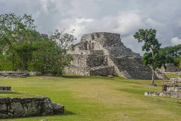 Majapan Meksyk Świątynia Malowanych Niszy Majapan Stolicy Majów Jukatanie 1220 — Zdjęcie stockowe