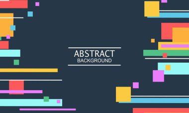 Soyut renkli arkaplan basit ipleri