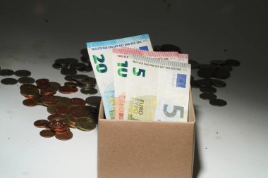 Euro, Tayland banknotları ve bozuk para tipleri, soyut banknotlar.