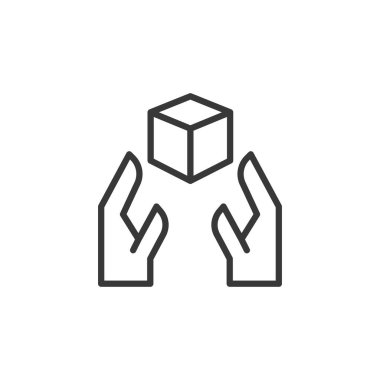 Lojistik sembol modern, basit, vektör, web sitesi tasarımı için simge, mobil uygulama, ui. Vektör İllüstrasyonu