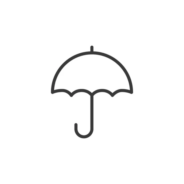 Paraplyikon Logistisk Symbol Modern Enkel Vektor Ikon För Webbdesign Mobilapp — Stock vektor
