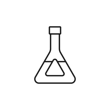Konyak şişesi ikonu. Alkol içeceği sembolü modern, basit, vektör, web sitesi tasarımı için simge, mobil uygulama, ui. Vektör İllüstrasyonu