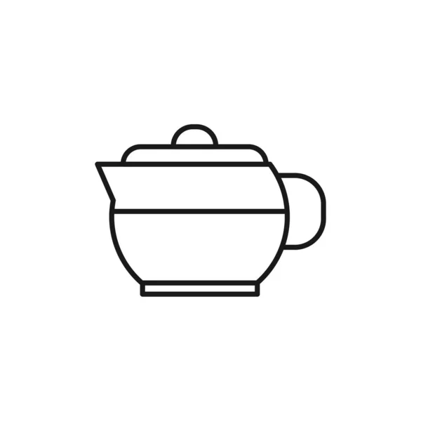 Иконка Чайника Векторная Иллюстрация — стоковый вектор