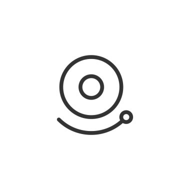 Alarm simgesi çalıyor. Uyarı sembolü modern, basit, vektör, web sitesi tasarımı için simge, mobil uygulama, ui. Vektör İllüstrasyonu