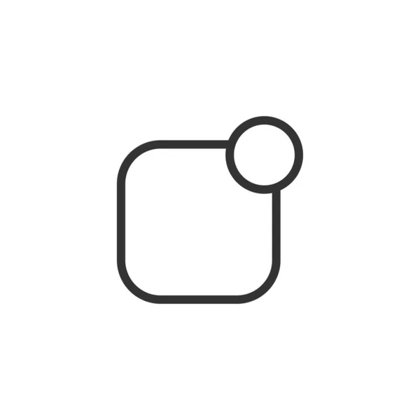 Значок Уведомления Символ Кнопки Уведомления Современный Простой Векторный Иконка Дизайна — стоковый вектор