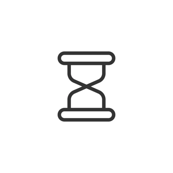 Пісочний Годинник Символ Дедлайну Сучасний Простий Векторний Піктограма Дизайну Веб — стоковий вектор