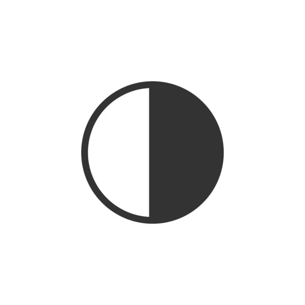 Икона Полумесяца Символ Современный Простой Векторный Значок Дизайна Сайта Мобильного — стоковый вектор