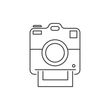 Kamera simgesi. Fotoğraf sembolü modern, basit, vektör, web sitesi tasarımı için simge, mobil uygulama, ui. Vektör İllüstrasyonu