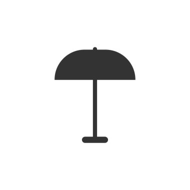 Şemsiye simgesi. Plaj sembolü modern, basit, vektör, web sitesi tasarımı için simge, mobil uygulama, ui. Vektör İllüstrasyonu