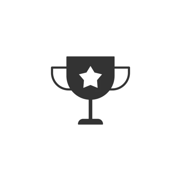 Trofee Icoon Beker Symbool Modern Eenvoudig Vector Pictogram Voor Website — Stockvector