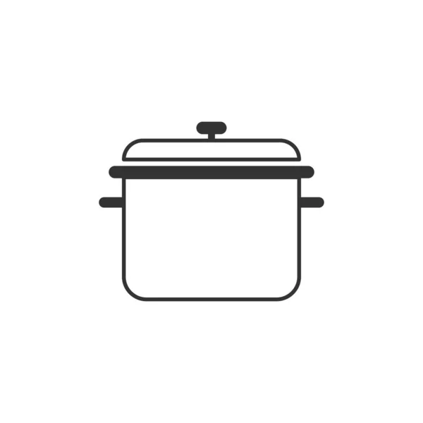 Pot Icon Vorhanden Kochen Symbol Modern Einfach Vektor Symbol Für — Stockvektor