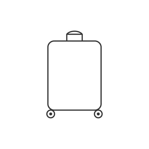 Icône Valise Symbole Bagage Moderne Simple Vectoriel Icône Pour Conception — Image vectorielle