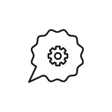 Konuşma balonu ikonu. Sohbet sembolü modern, basit, vektör, web sitesi tasarımı için simge, mobil uygulama, ui. Vektör İllüstrasyonu