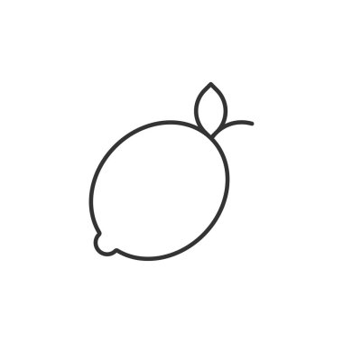 limon ikonu. vektör illüstrasyonu