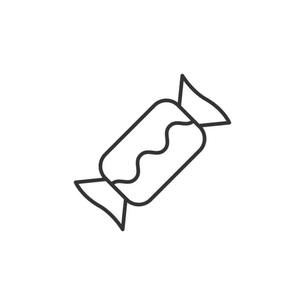 Icono Caramelo Ilustración Vectorial — Vector de stock