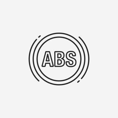 ABS Modern Basit UI Vektör Simgesi